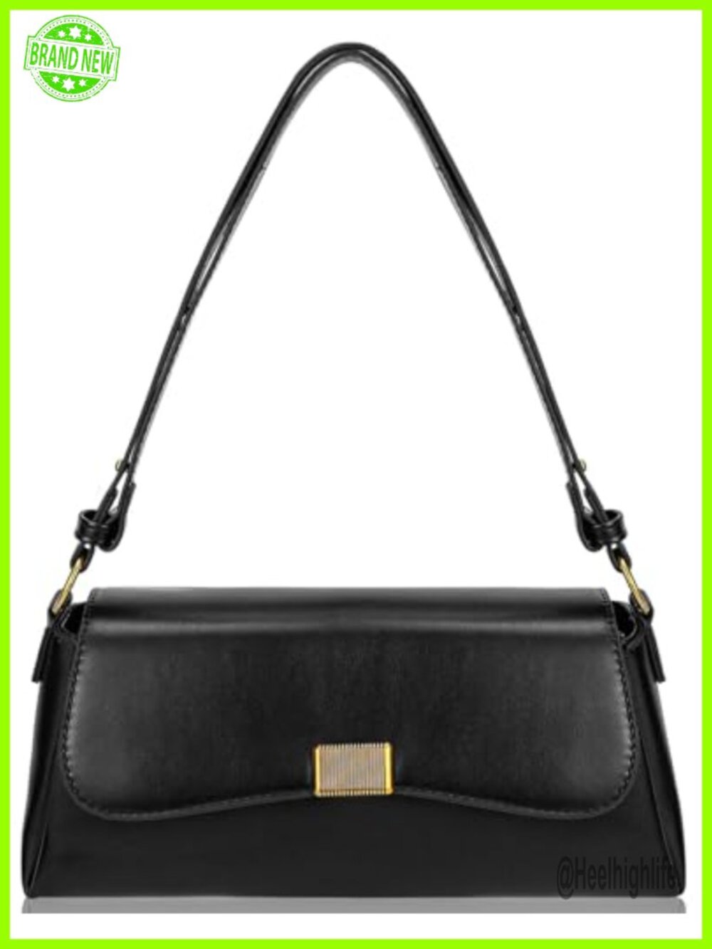 Farcauo PU Leather Shoulder Bag Vintage Crossbody Satchel Purse Adjustable Strap